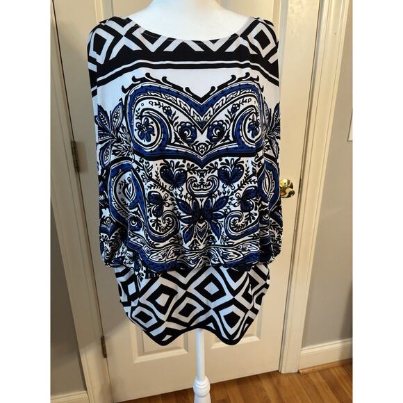 Alfani 1X Banded Waist Top - Picture 1 of 3